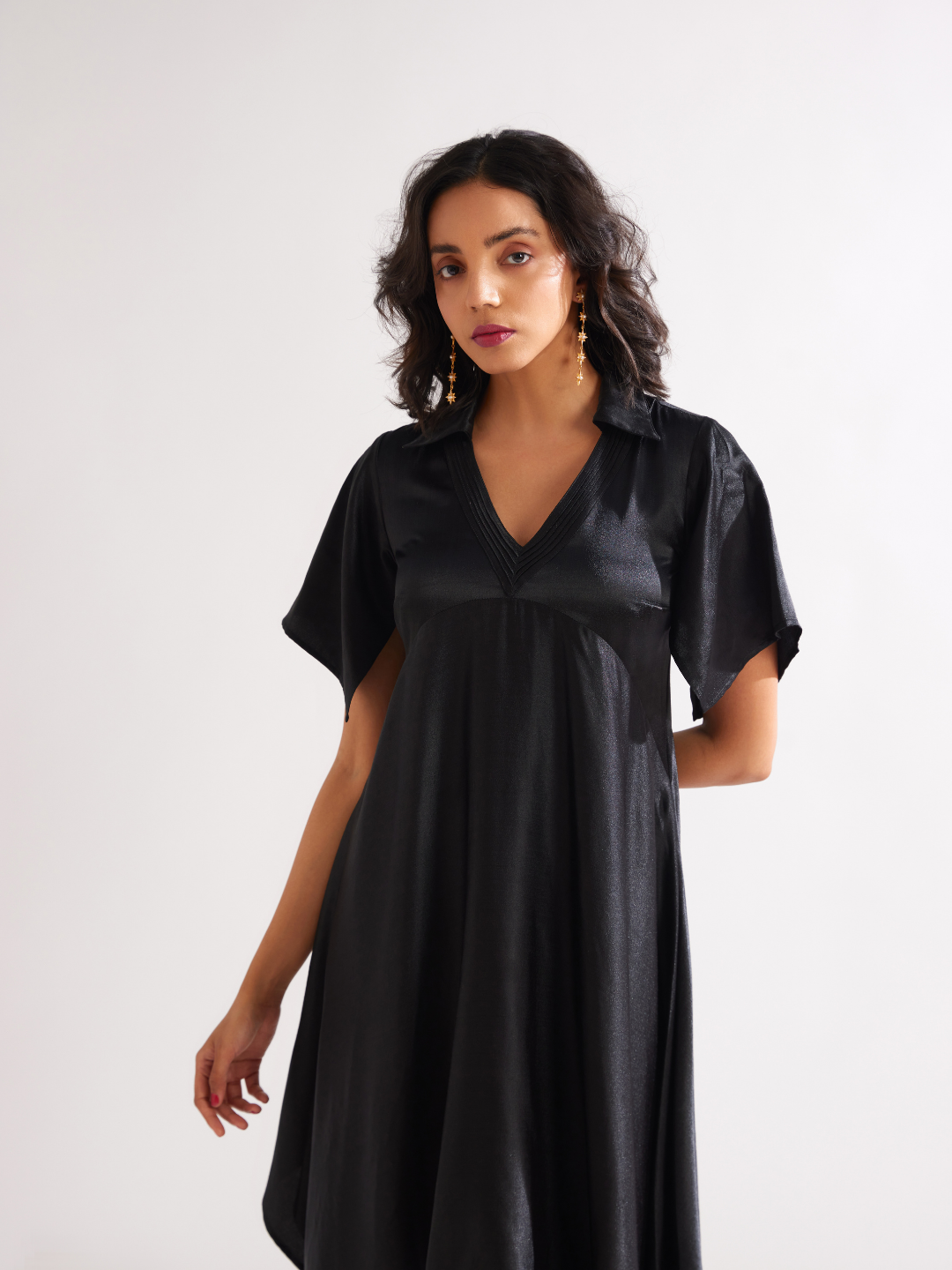 Handkerchief dress- Black