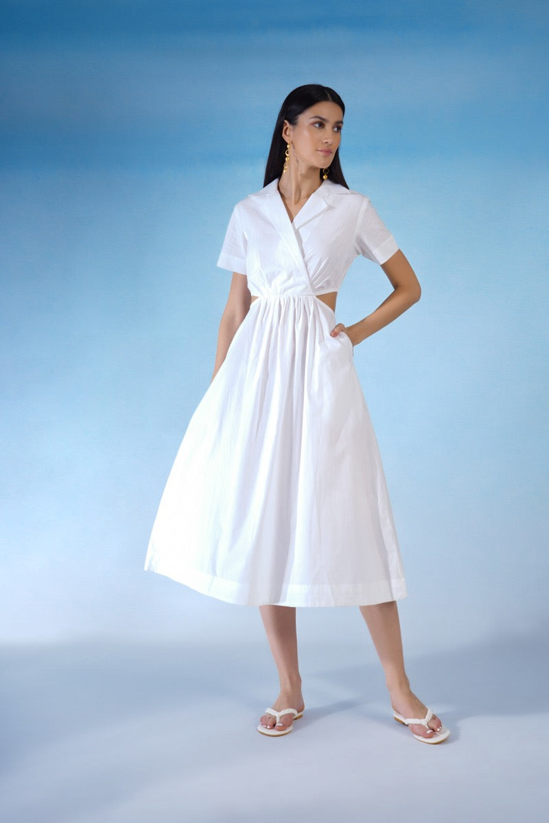 Eira Dress-white