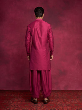 High-low hem kurta - Cabaret pink