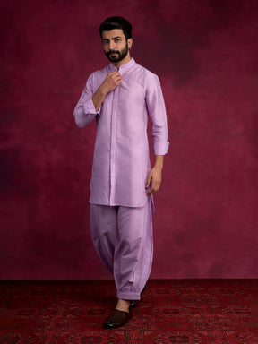 High-low hem kurta - Lavender