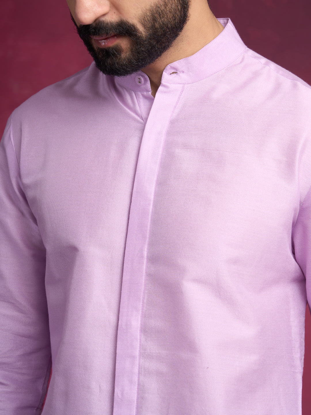 High-low hem kurta - Lavender