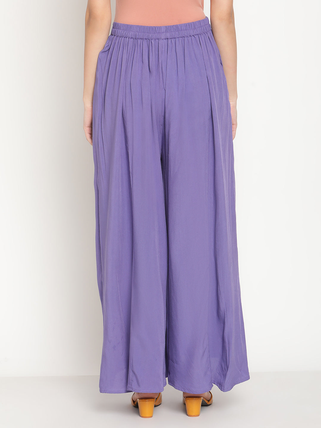 Modal Very Peri Palazzo Pants