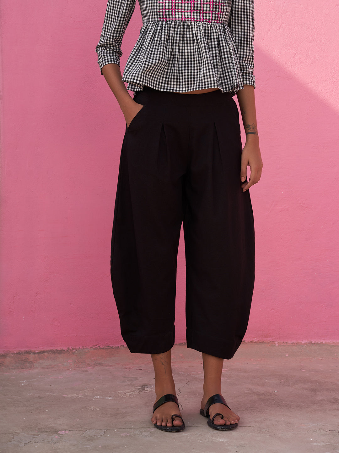 Black Loose Pants