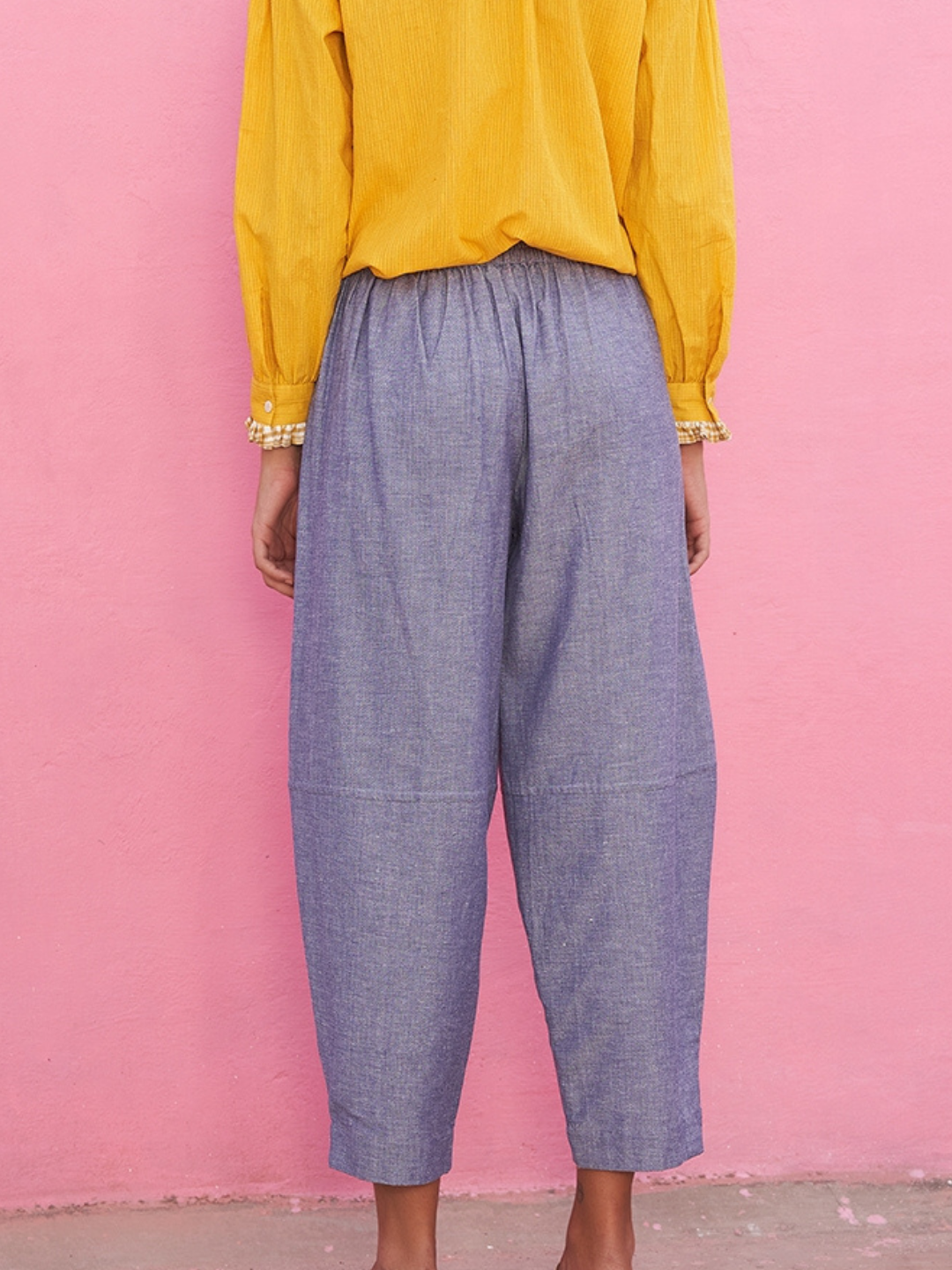 Chambray Lantern Pants