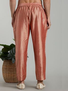 Salmon Pink Kurta Pant Set