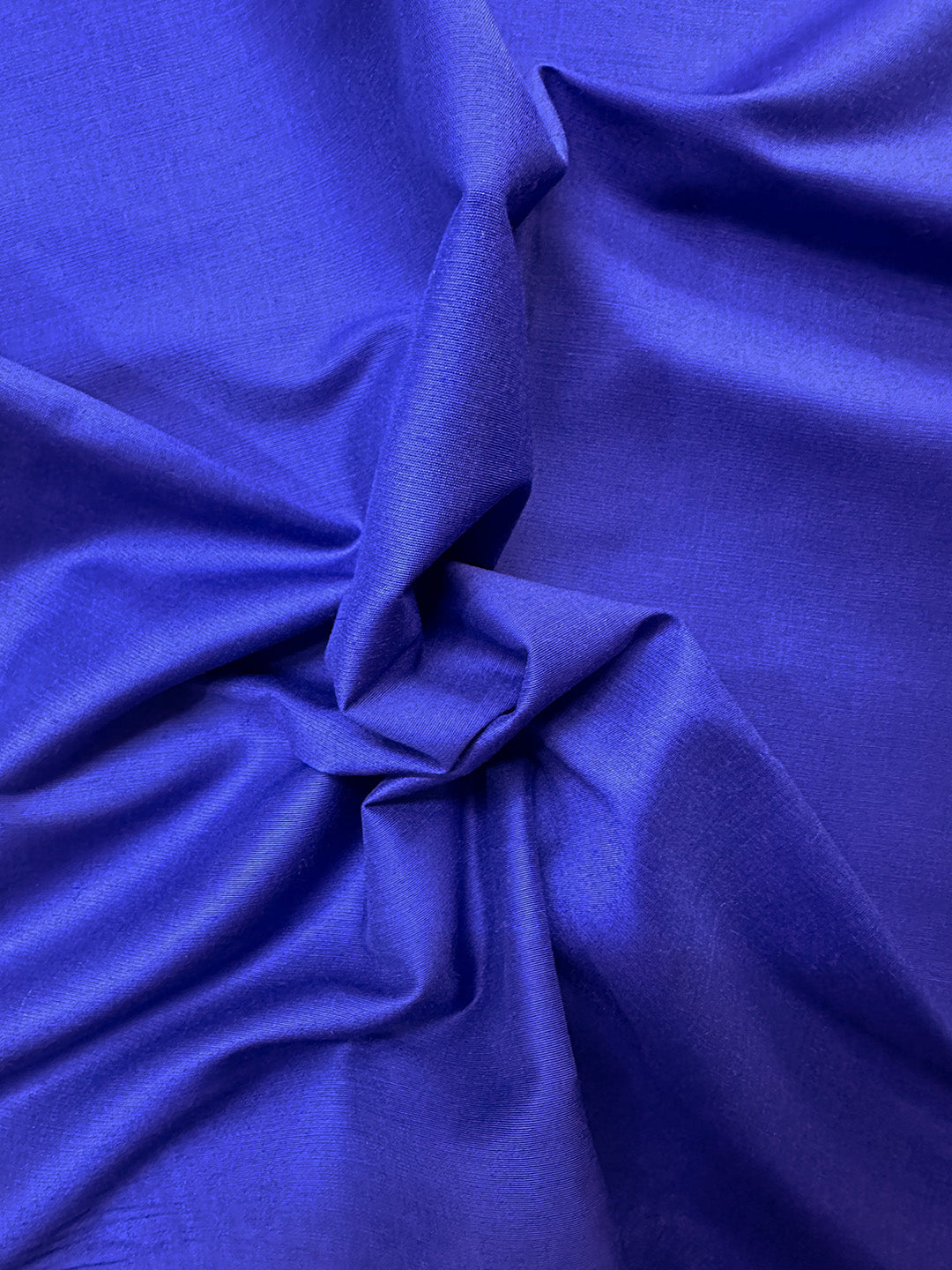 Banarasi pintuck detail kurta-imperial Blue