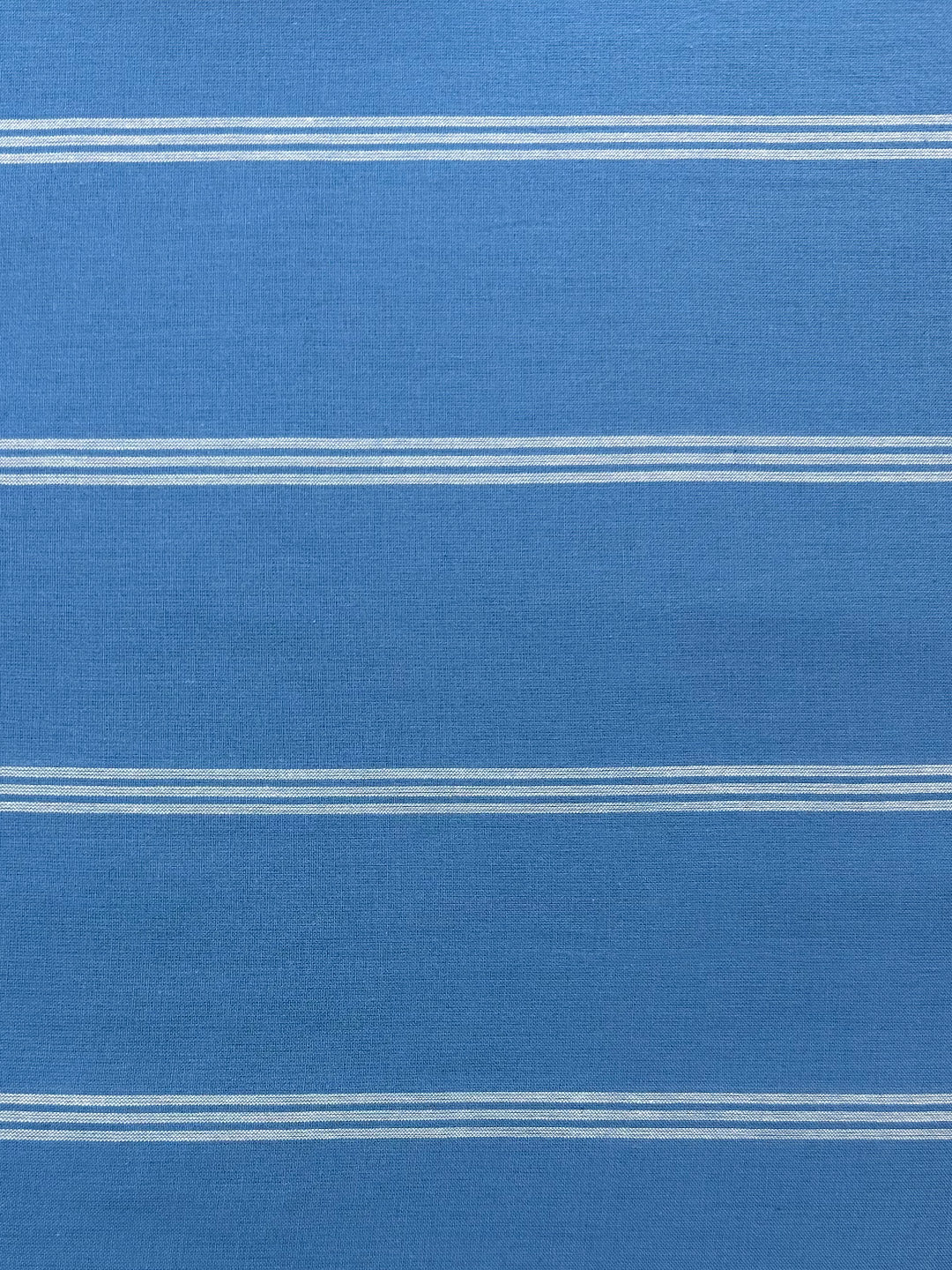 Blue striped kurta with pintucks with straight pants
