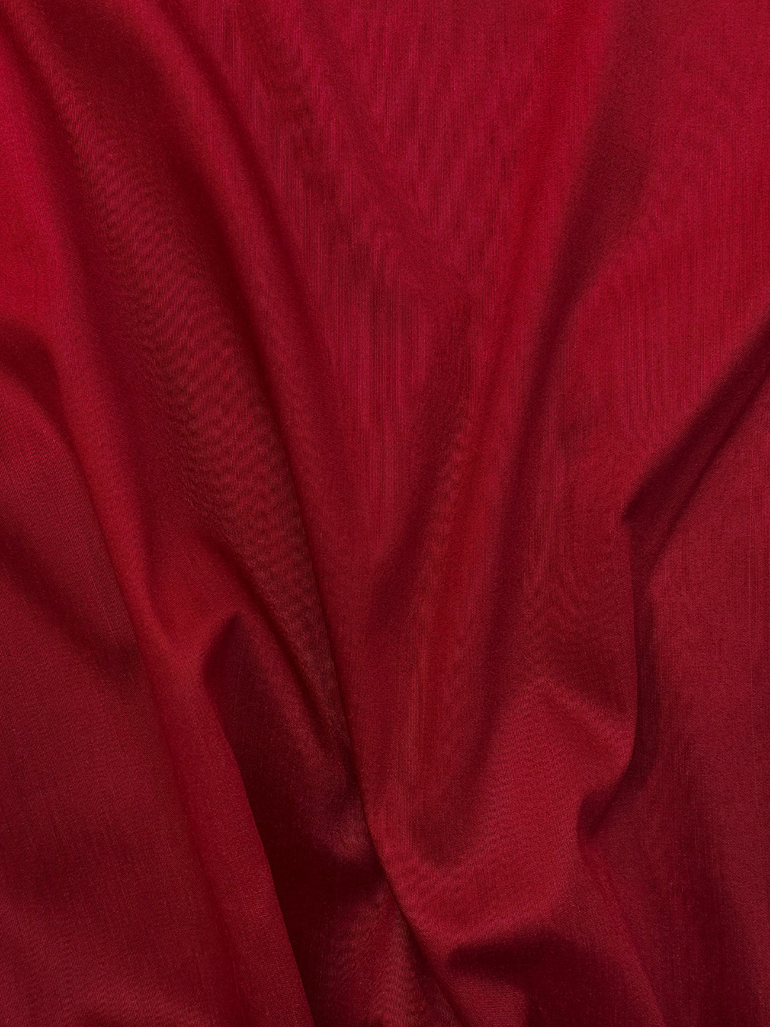 Cotton Viscose Straight Pants With Golden Piping-Scarlet Red