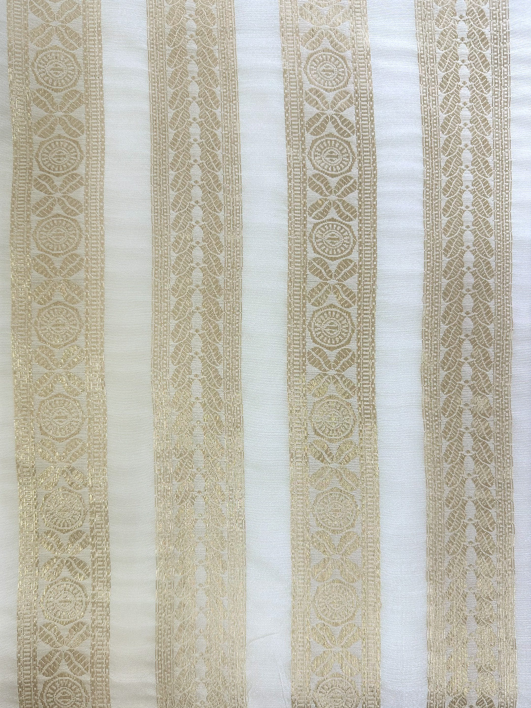 Collared Banarasi Kurta Set with banarasi Zari border