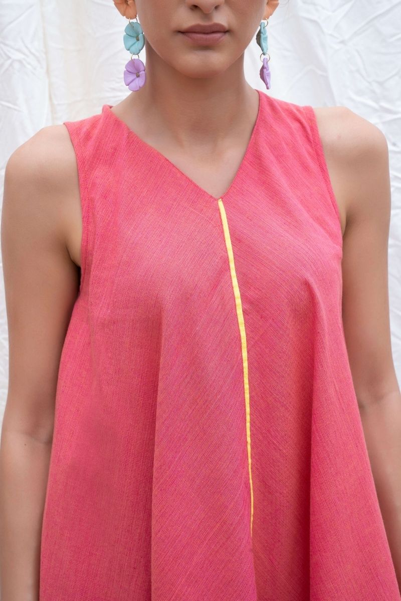 Punch-Punk Mangalgiri Cotton Flared Kurta