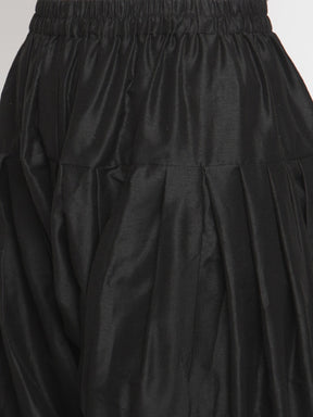 Coral Black Banarasi Afghani Salwar