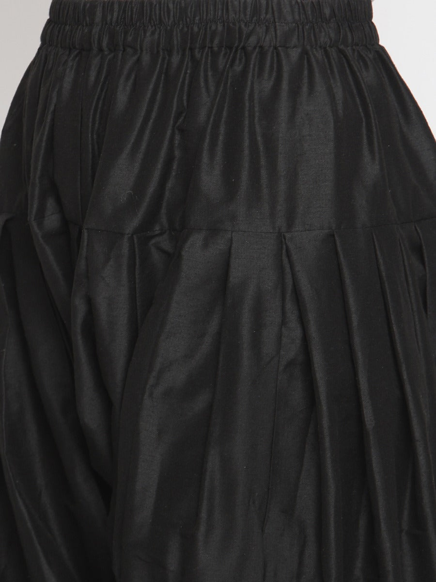 Coral Black Banarasi Afghani Salwar