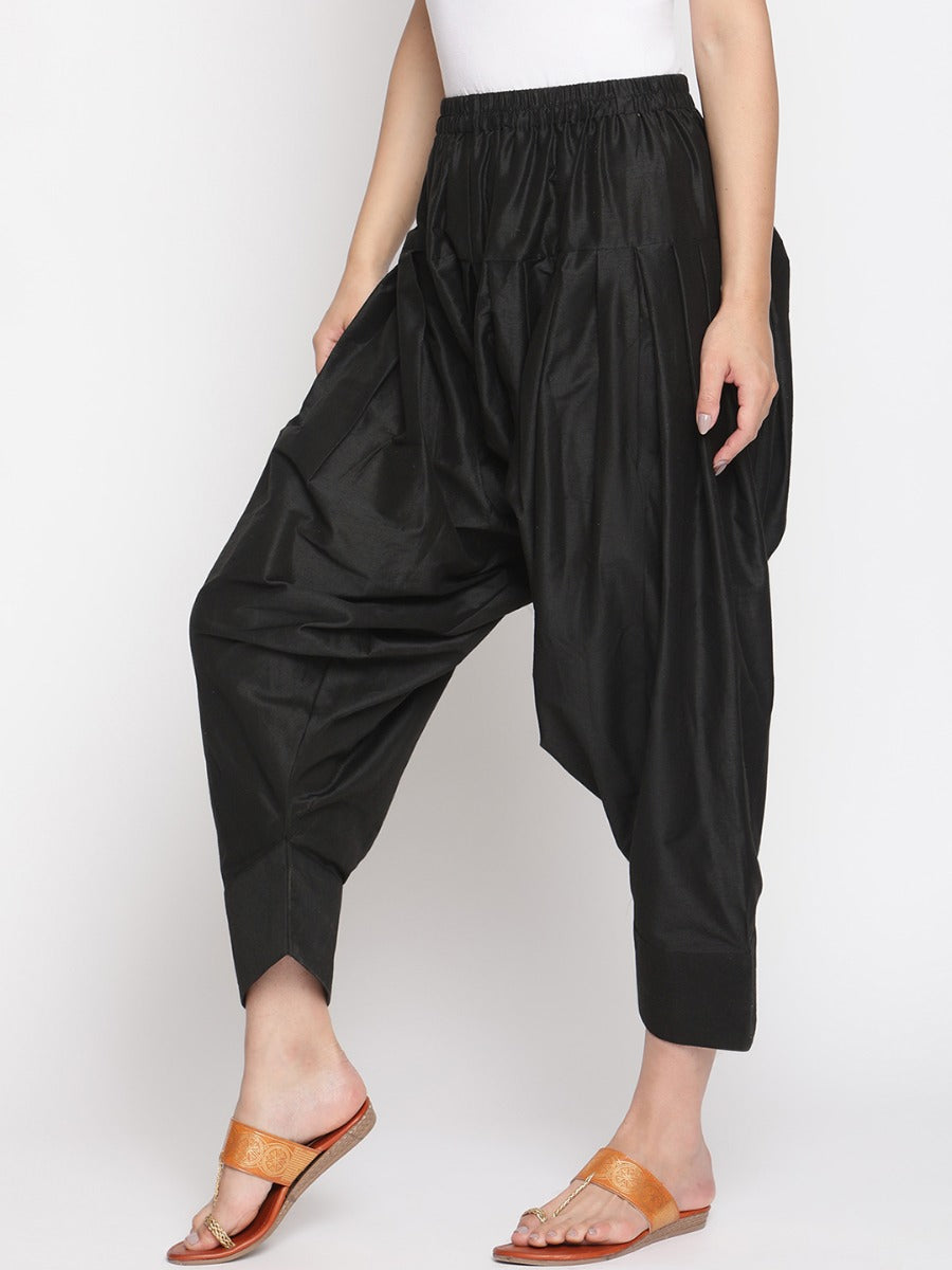 Coral Black Banarasi Afghani Salwar
