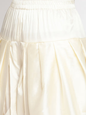 Cloud Cream Banarasi Tulip Dhoti