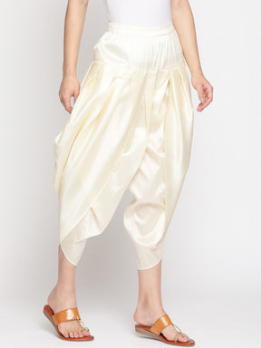 Cloud Cream Banarasi Tulip Dhoti