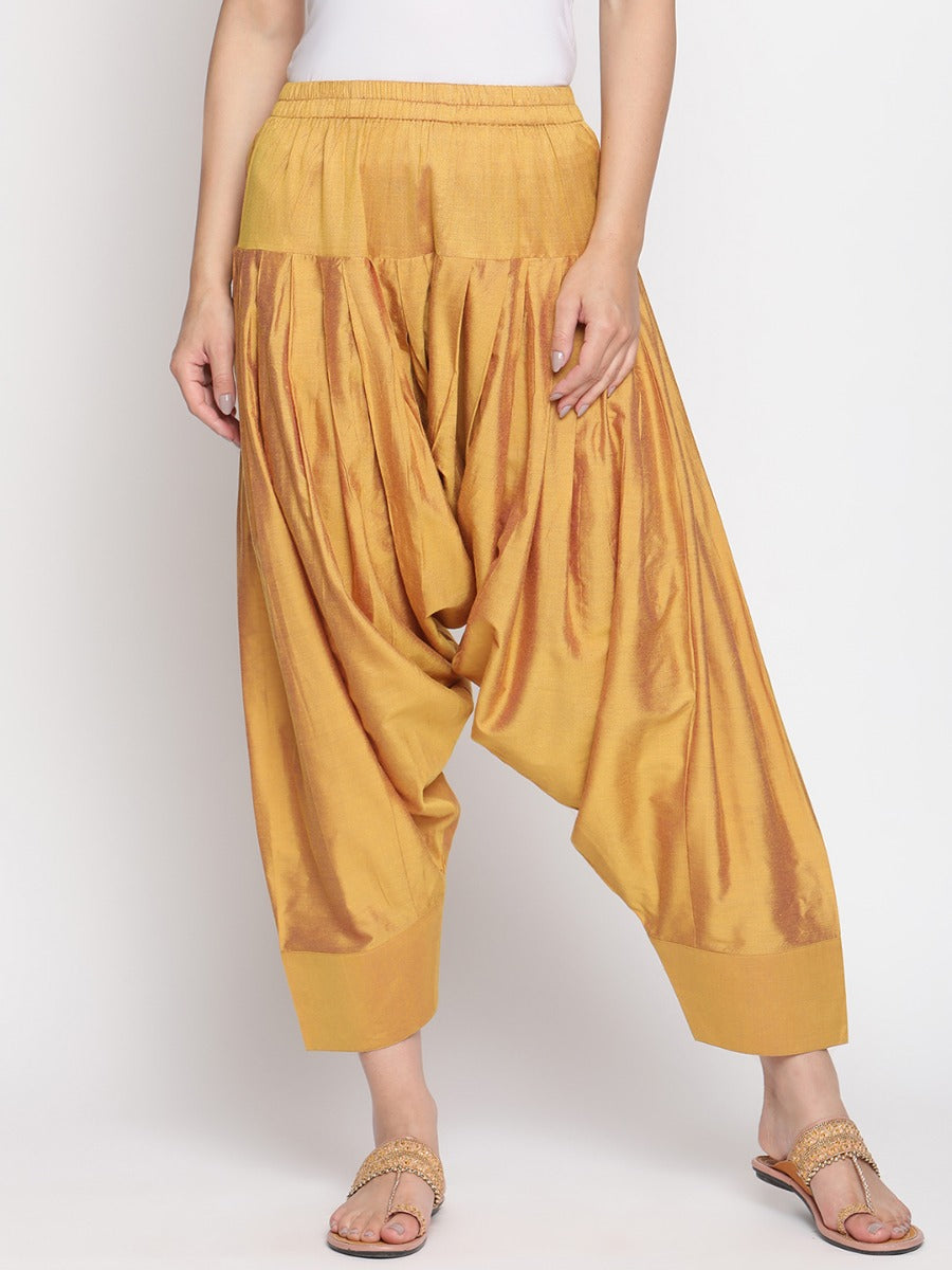 Golden Haze Banarasi Afghani Salwar