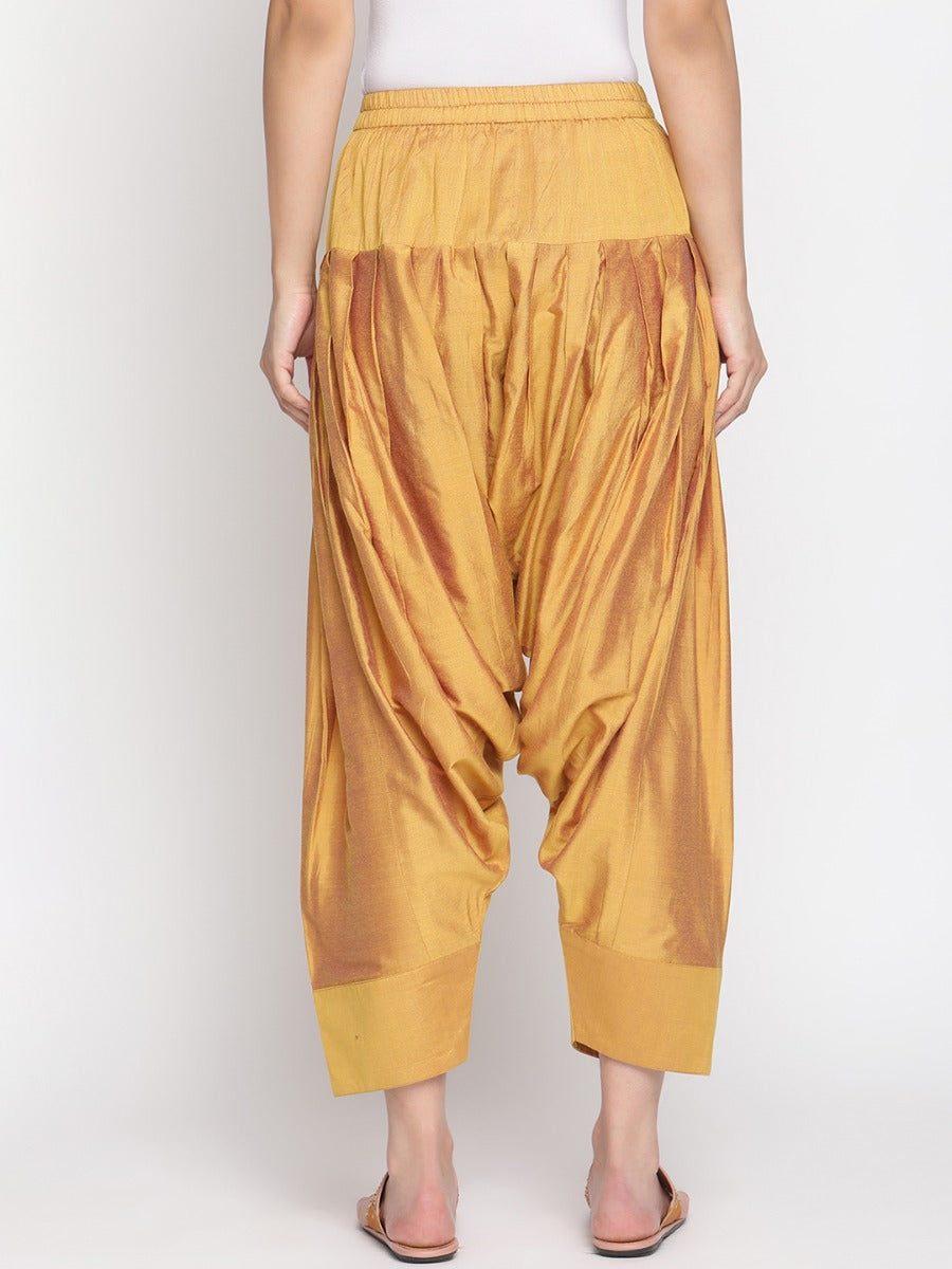 Golden Haze Banarasi Afghani Salwar