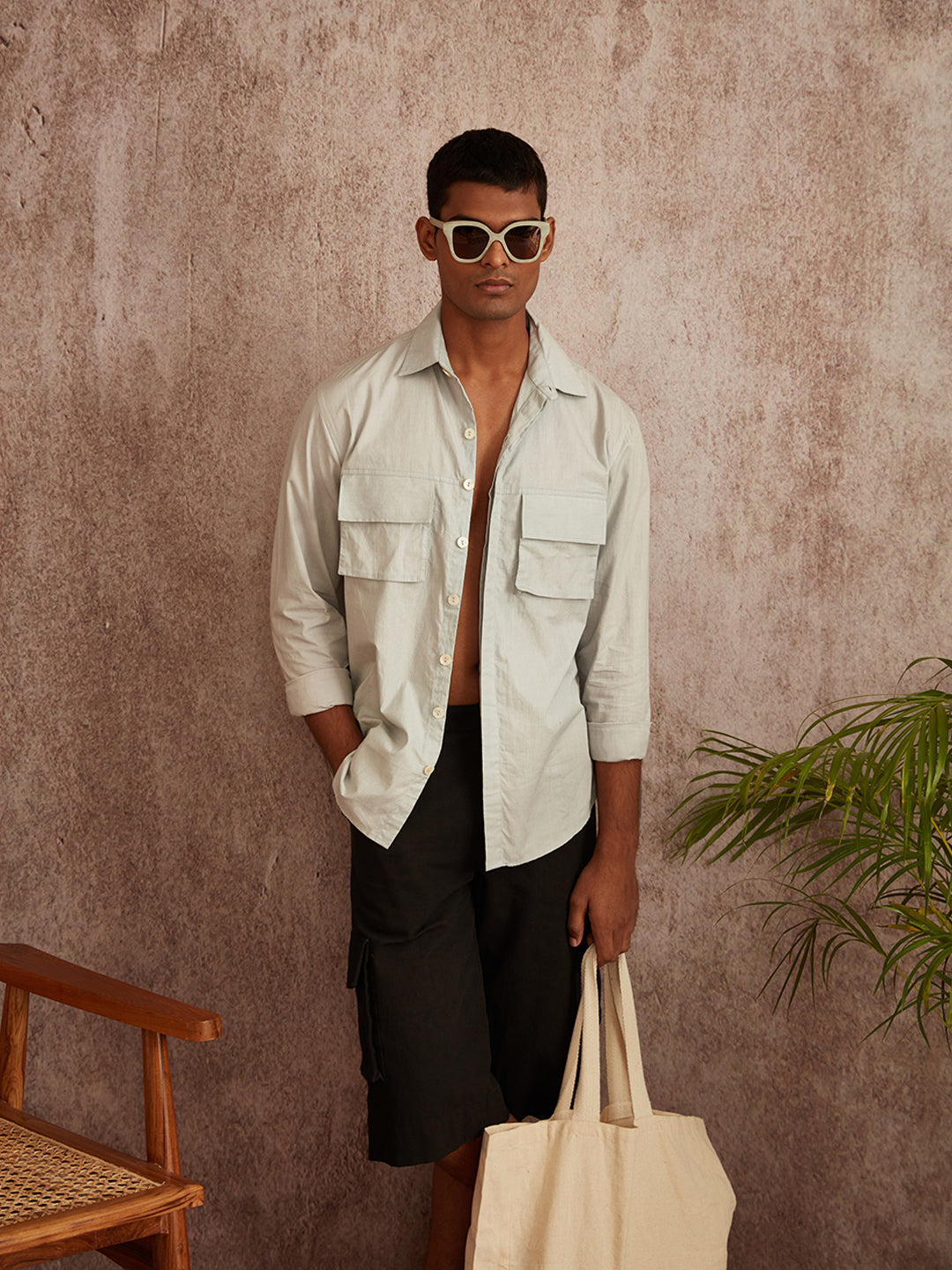 The Overshirt-Steely Grey