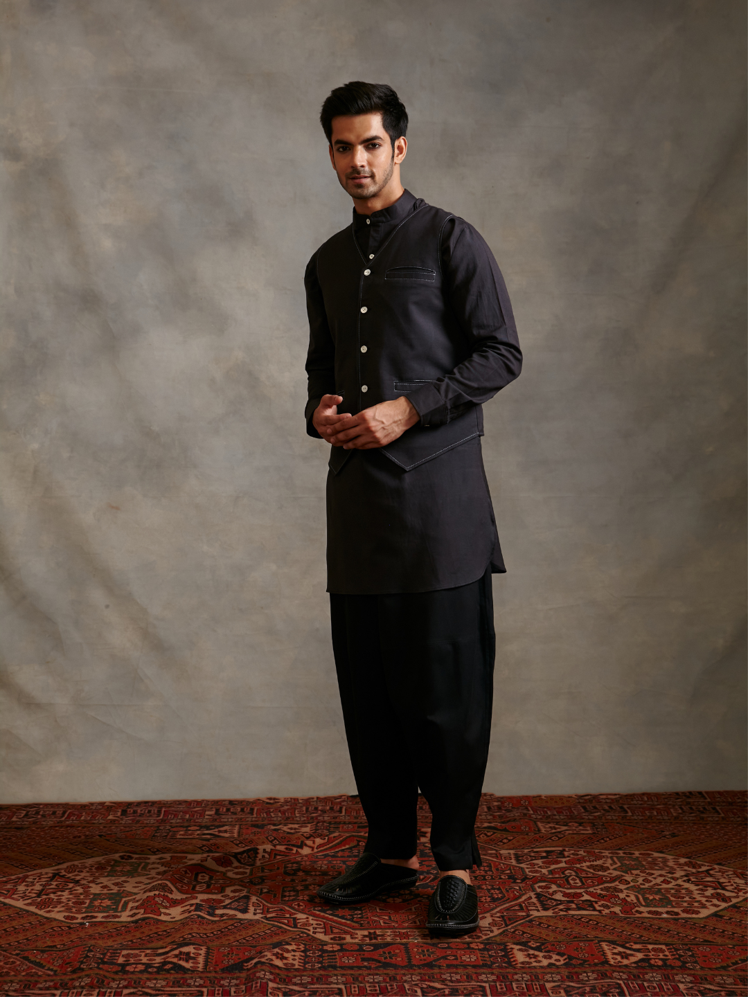 Party wear kurta top pajama for mens online