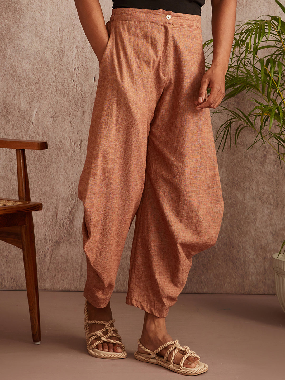Casual Harem pants- Brown