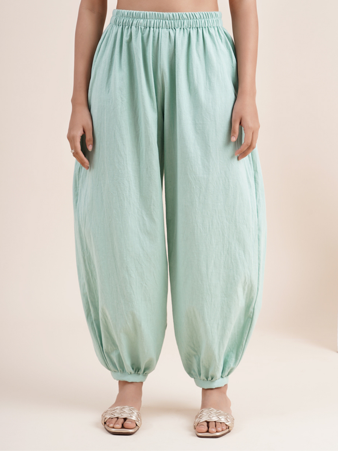 Mint Green Pathani Pants