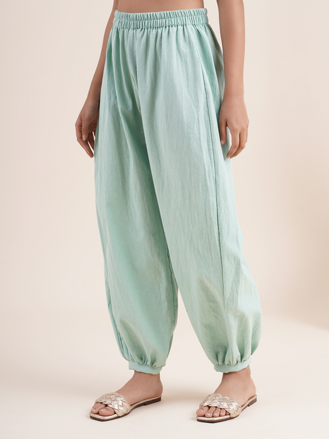 Mint Green Pathani Pants