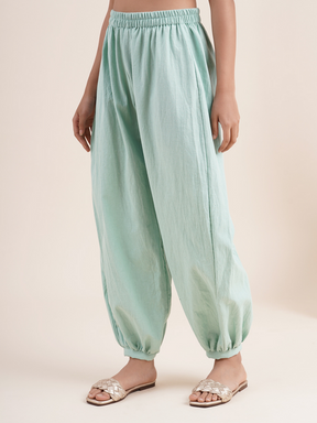 Mint Green Pathani Pants