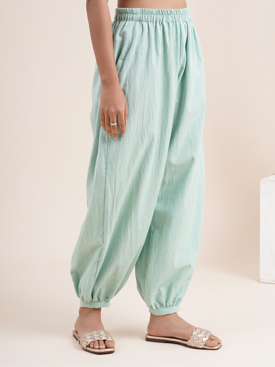 Mint Green Pathani Pants