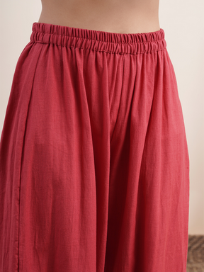 Maroon Pathani Pants