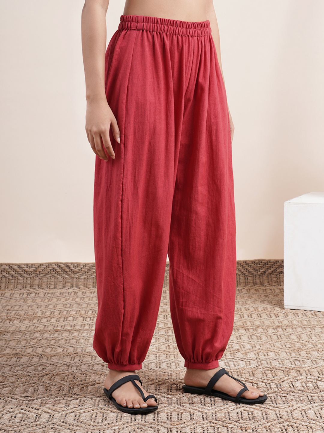 Maroon Pathani Pants