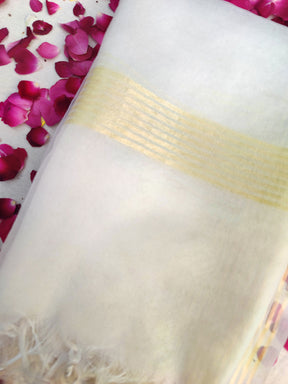 Kimaya Odhani - Buttermilk Golden
