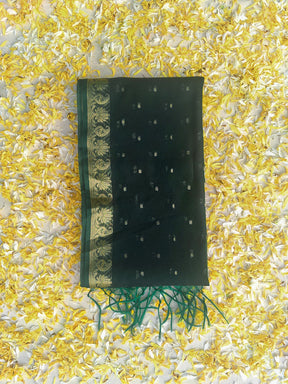 Roja Odhani - Emerald Green