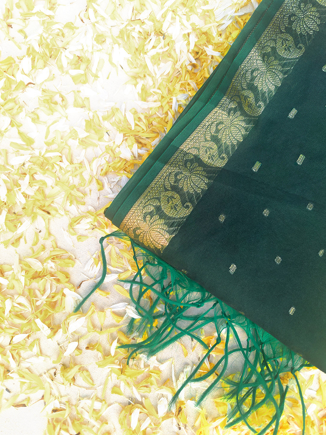 Roja Odhani - Emerald Green