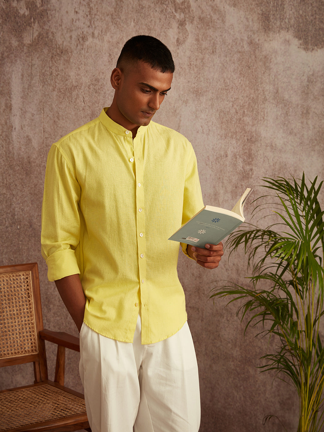 Relaxed fit shirt- Lime
