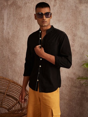 Stitchline shirt- Black