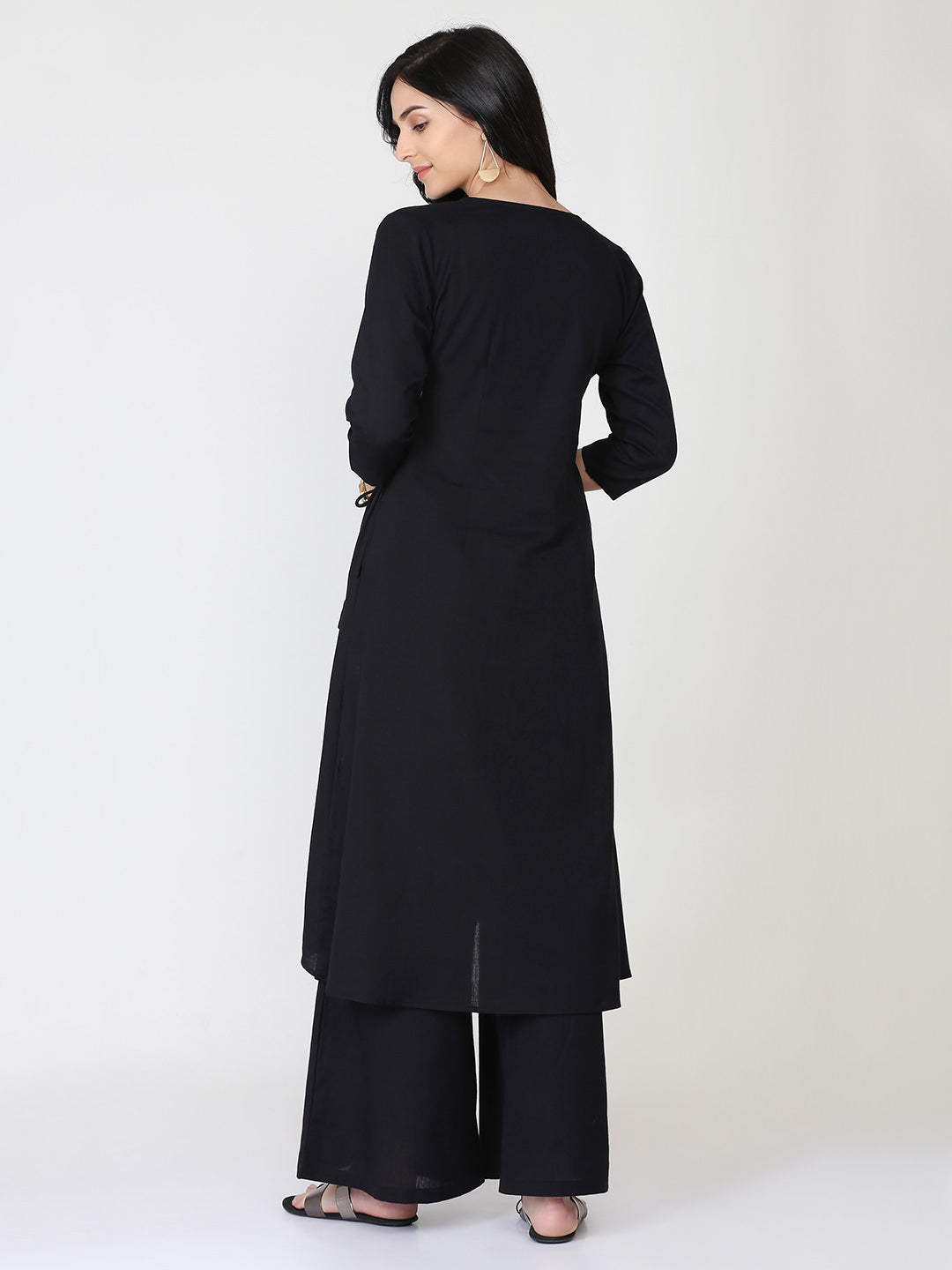 Abhishti The Speech in cotton Linen High LowAngrakha