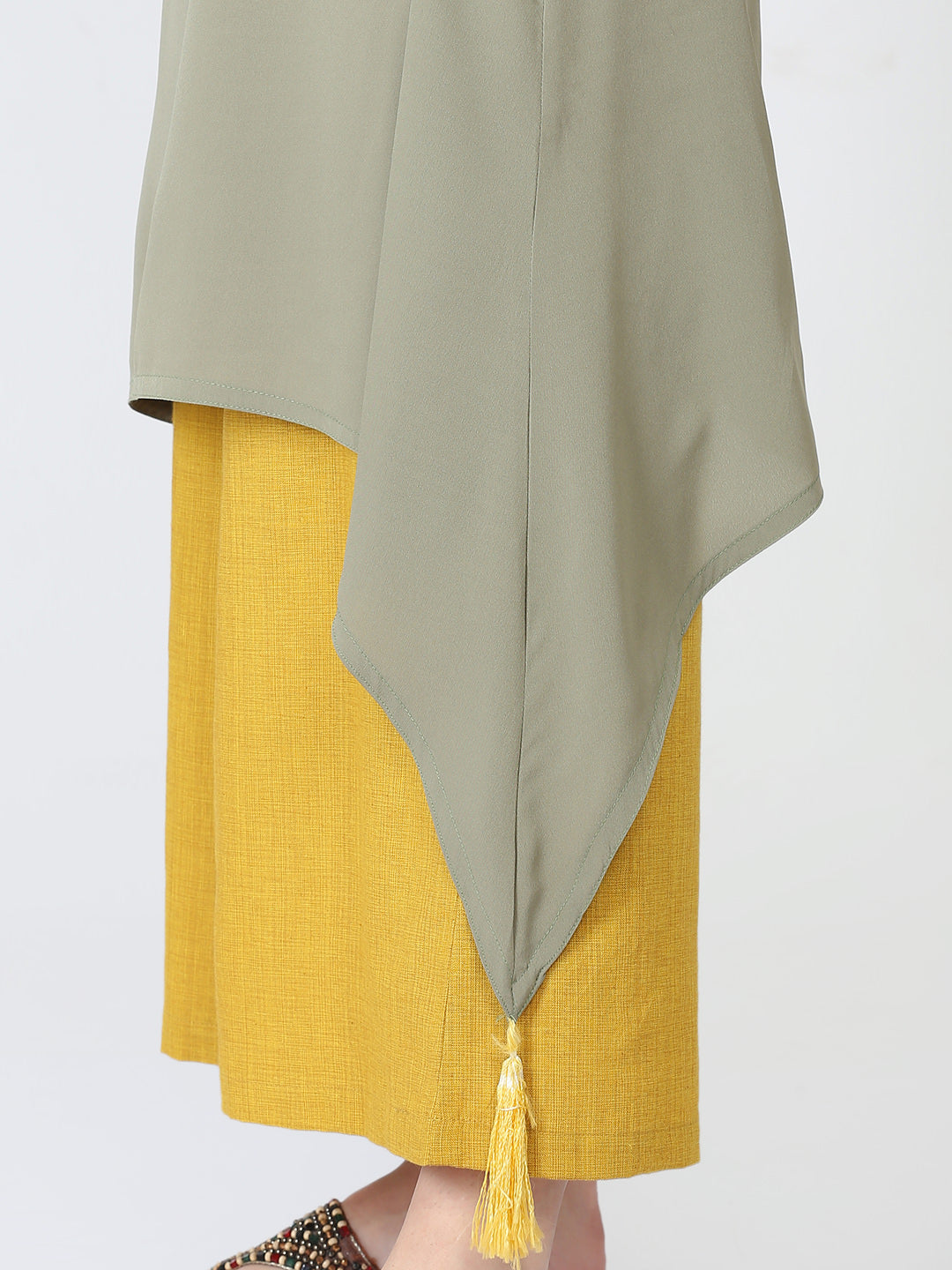 Abhishti Flared Tassled A line Kurta