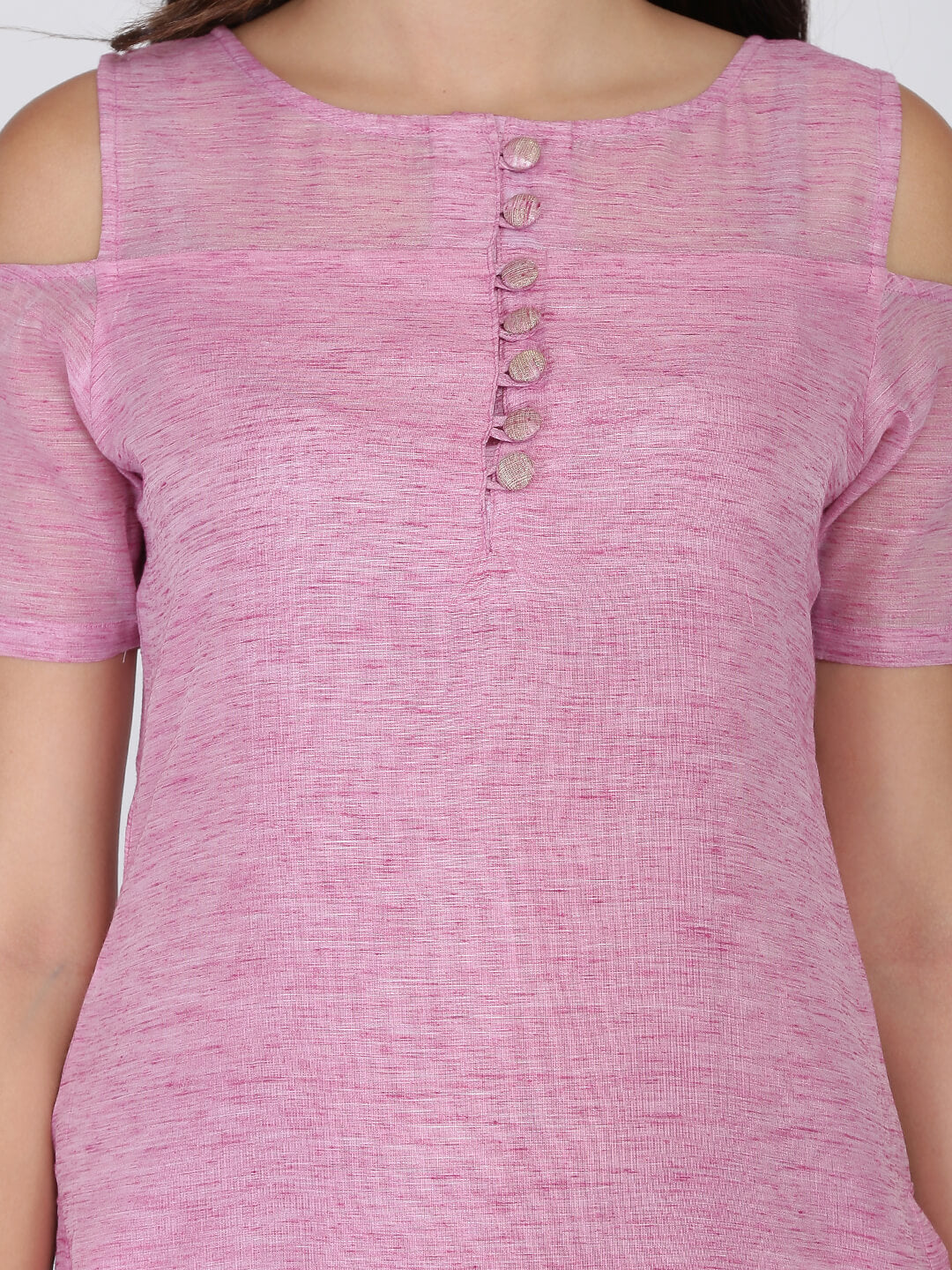 Baswada Long Cold Shoulder Kurta