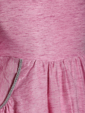 Abhishti Cotton Baswada Flared Pastel Kurta