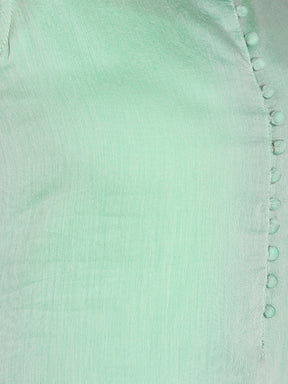 Abhishti Chandheri Zari Border Pastel Kurti