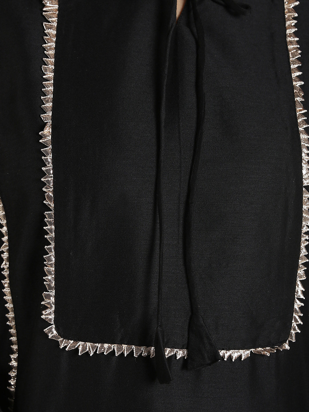 Black Banarasi Pathani Kurta