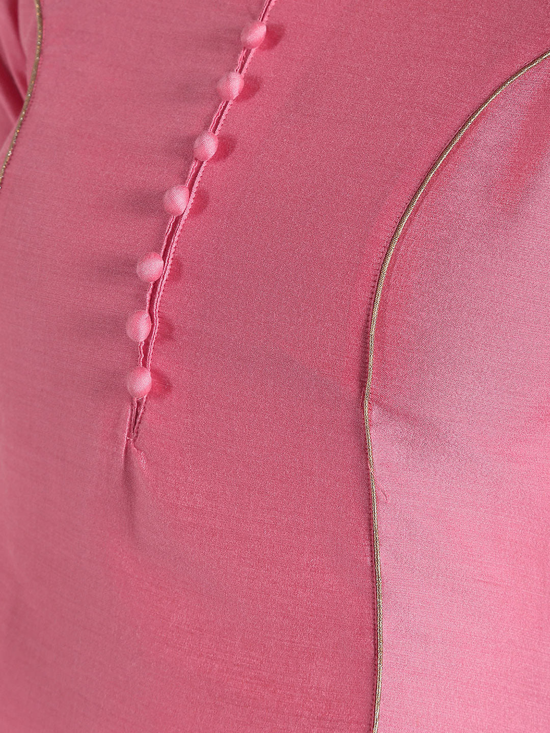 Pink Banarasi kalidar Kurta