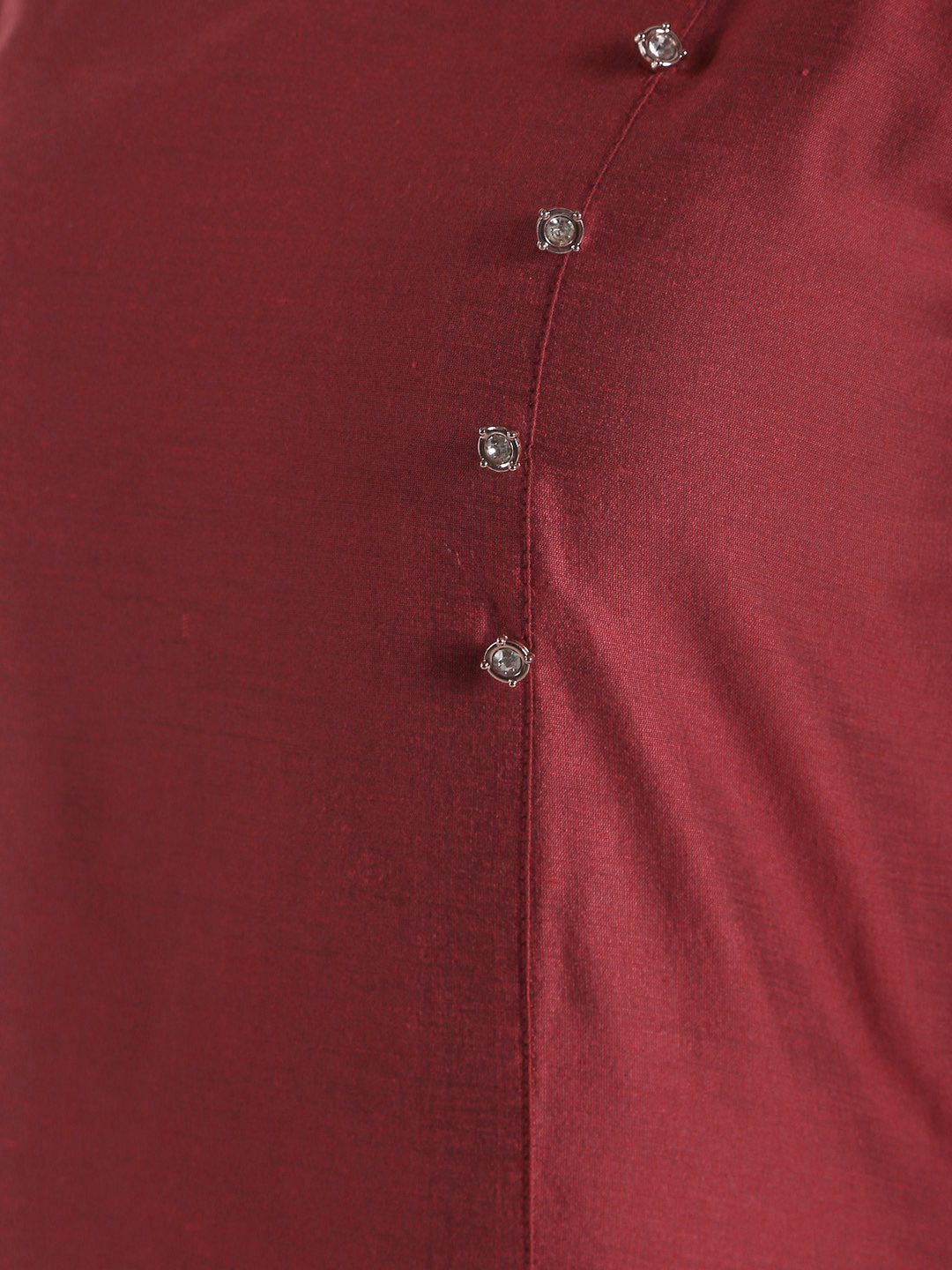 Abhishti Cotton Silk Angrakha Layered Asymmetric Kurta
