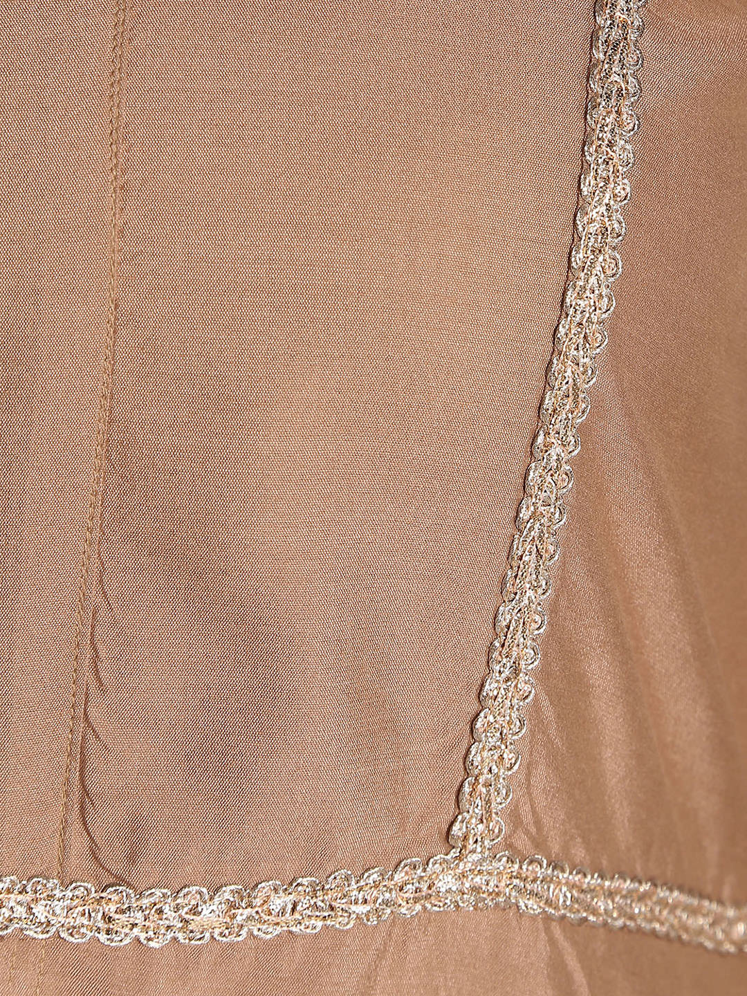 Abhishti Cotton Silk Lapel Collar kurta with Front High Slit