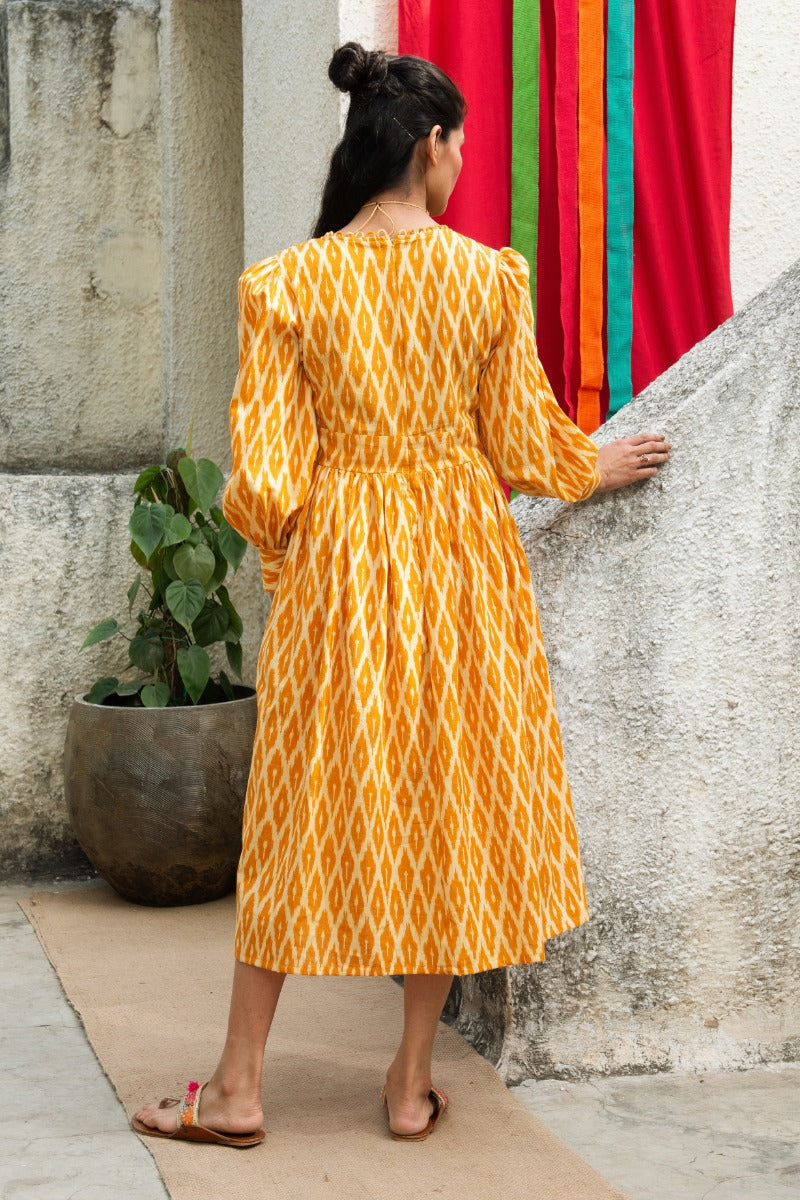 Ikat dress deals