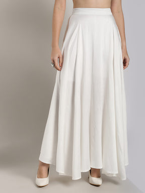 Banarasi Off-White Skirt