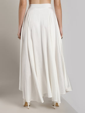 Banarasi Off-White Skirt