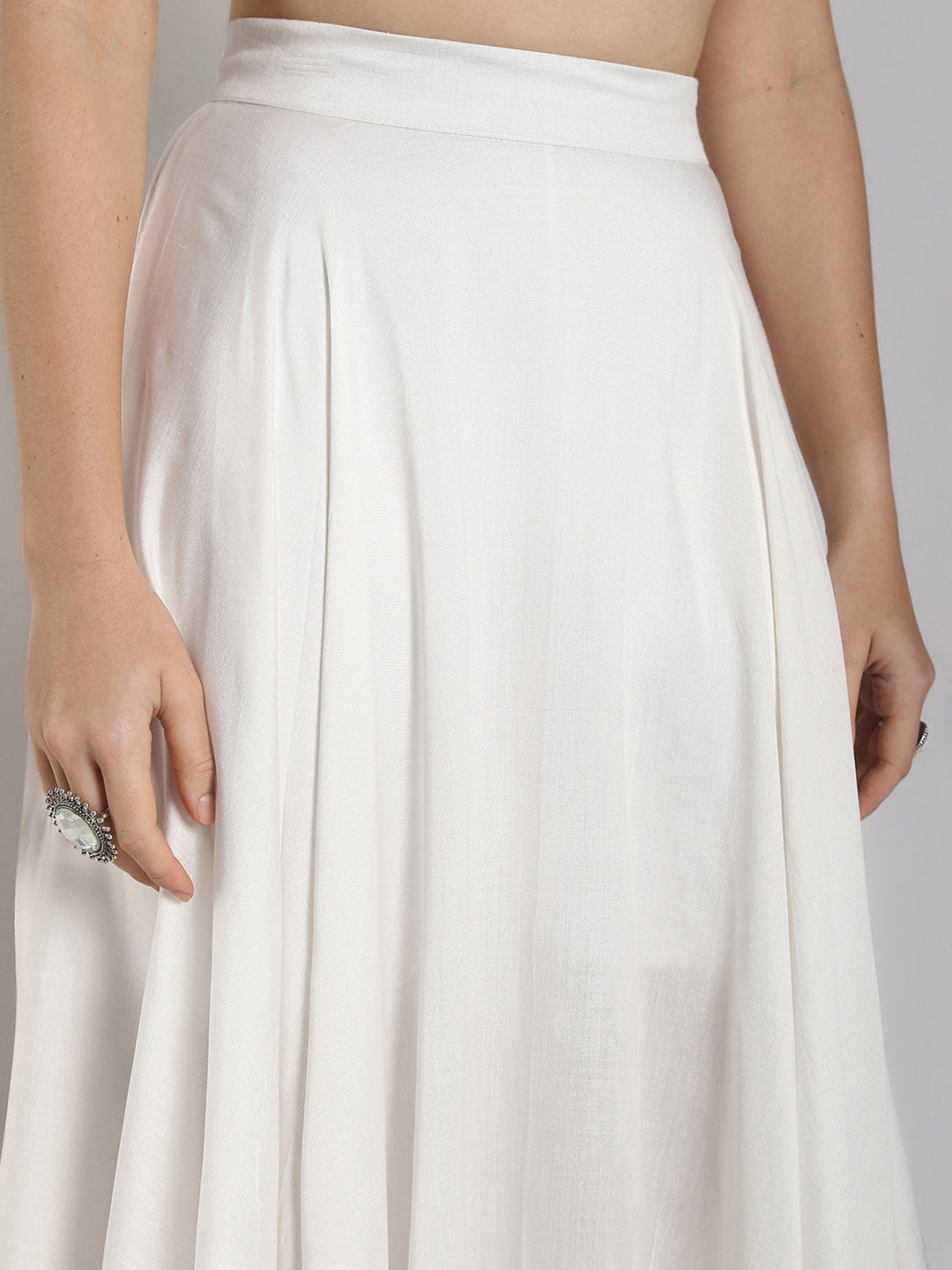 Banarasi Off-White Skirt