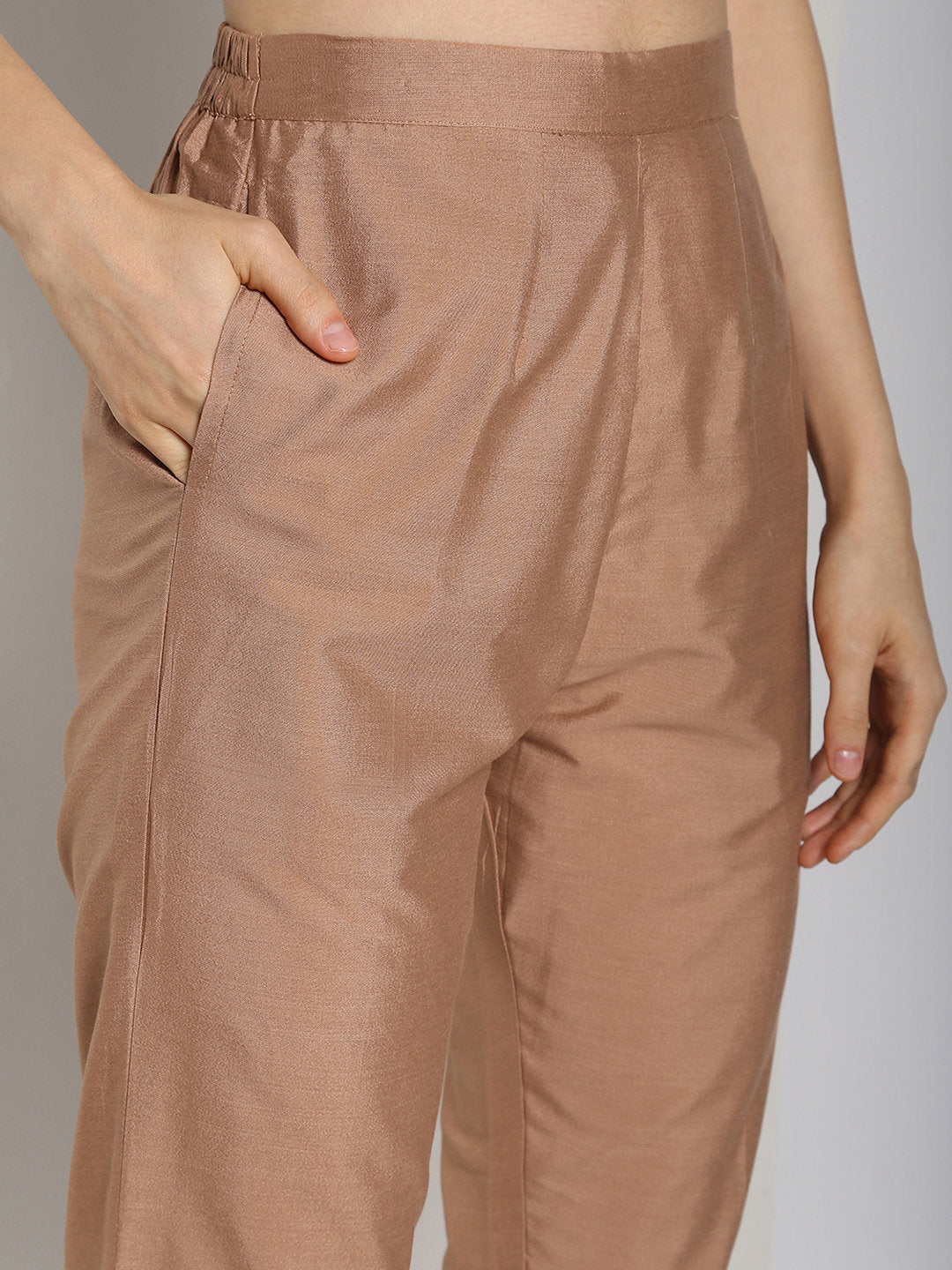 QUEEN FOREVER Women's Regular Fit Silk Blend Pants (QF-  KDP_07_GREY-47_XL_Grey_XL) : Amazon.in: Fashion