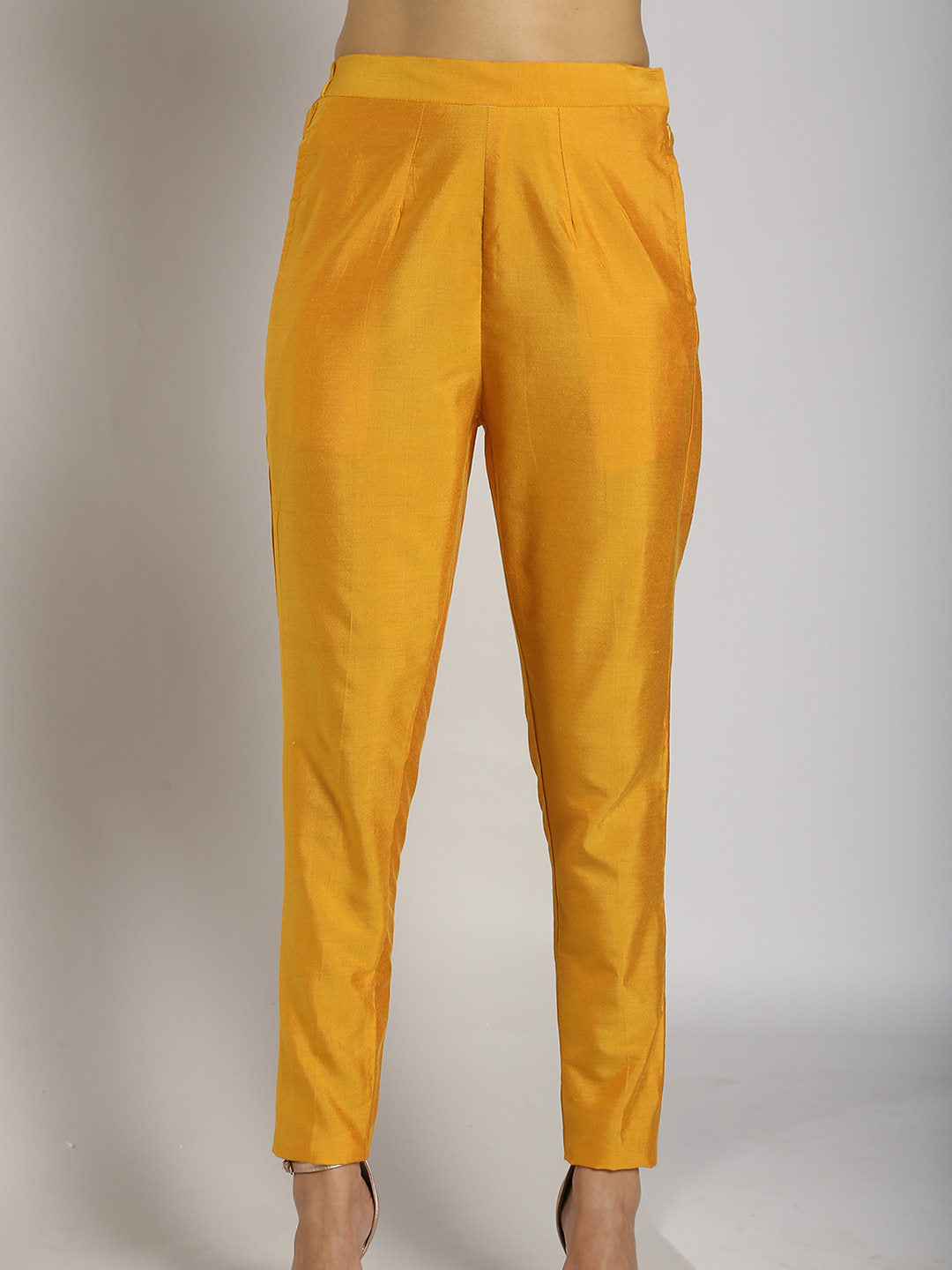 Abhishti Cotton Silk Straight Pants